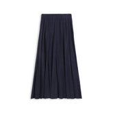 ASPECT CORDUROY CRINKLE PLEATING MIDI SKIRT